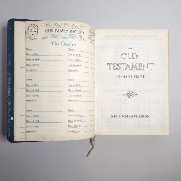 Crusade Holy Bible Giant Print KJV Red Letter Edition 1973 Not Inscribed - Picture 8 of 15